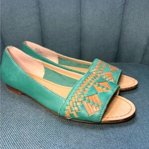 Latigo Green and Tan Flats